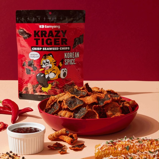 Amazon.com: KRAZY TIGER Spicy Seaweed Chips - Crispy Tempura Nori