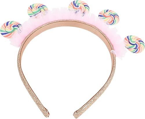 Abaodam Diadema de piruleta con diseño de ángel, diadema para niñas, para niñas, accesorios para fotos, diademas para niñas, diadema con forma de