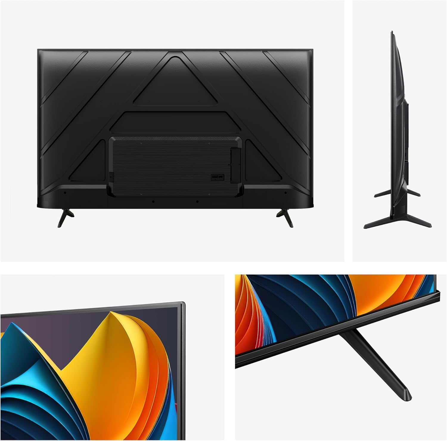 Hisense Smart TV 55 Pouces 55E7NQ QLED 4K UHD Téléviseur, Dolby Vision Atmos, Mode Sport IA MEMC, HDR, VIDAA avec Youtube, Netflix, Disney+, Canal +, Commande vocale Alexa