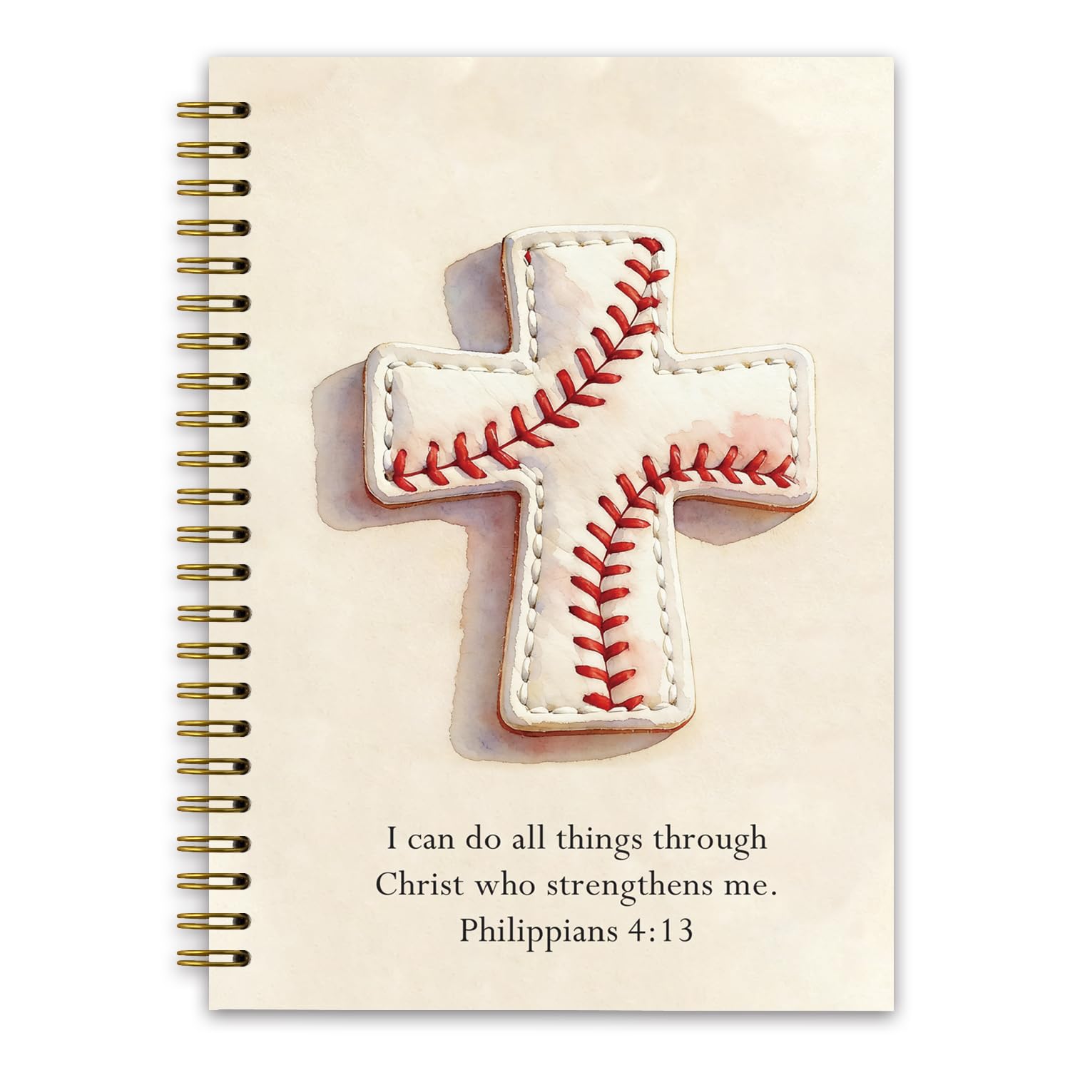 Taccuino cristiano con tema baseball, regalo cristiano per uomini, note della chiesa, diario biblico per ragazzi e bambini, regalo biblico per la preghiera, materiale scolastico, libro dei