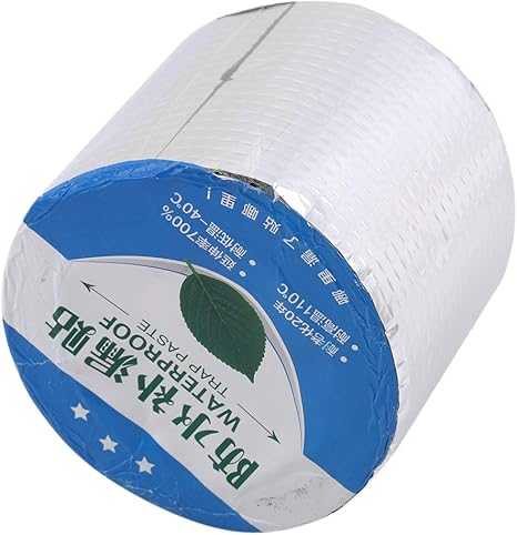 Amazon Co Jp Largesoy Largesoy 超強力 補修テープ 防水 ブチルテープ 防水補修テープ 屋根防水テープ 片面粘着 水漏れ パテ 固定 屋内 屋外業務 家庭 工業 多用途 シルバー 産業 研究開発用品