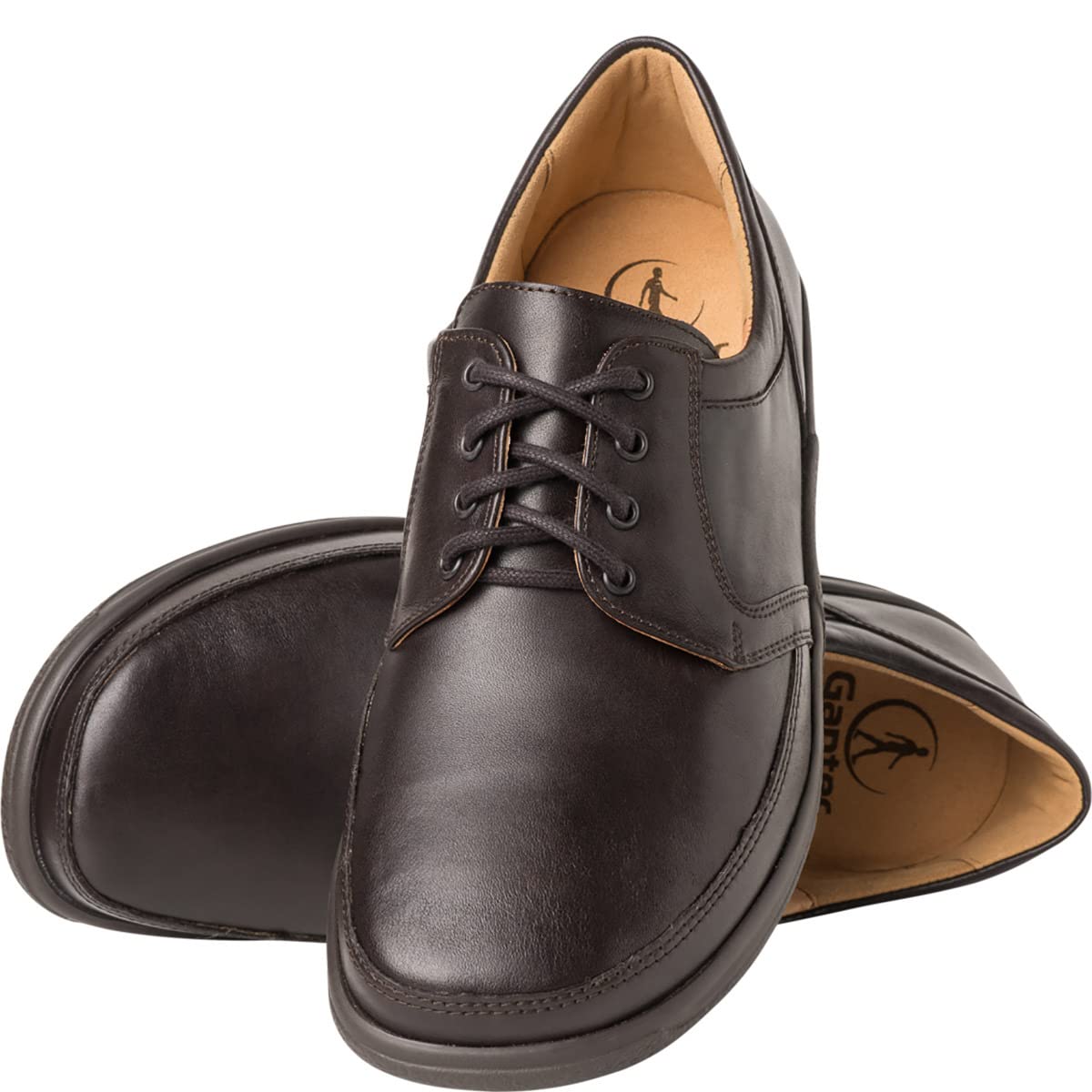 Ganter SENSITIV Kurt, szerokość K 3-256701-01000 półbuty męskie, braun espresso 2000, 42.5 EU X-Weit