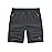 TBMPOY Men\'s Shorts 9 Hiking Running Shorts Zipper Pockets Athletic Outdoor Sports Gym Workout Short 4 Pockets Cool Grey 2XL