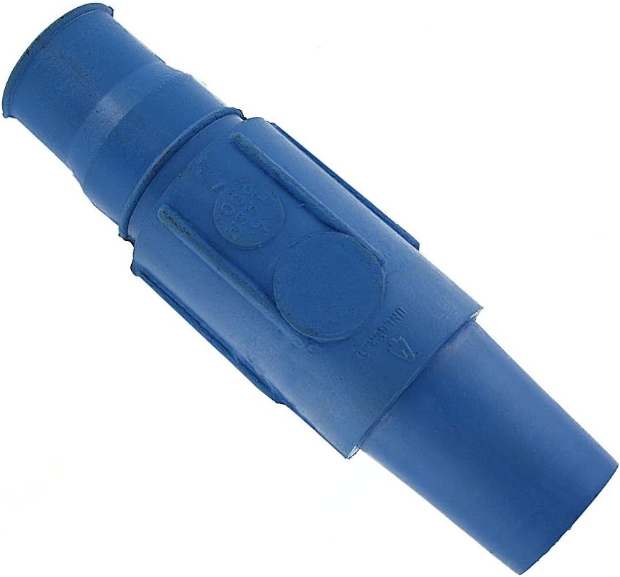 Leviton 17D24-W 17 Series Taper Nose, Female, Plug, 350-500MCM Awg, Industrial Grade, Cam-Type Connector, White