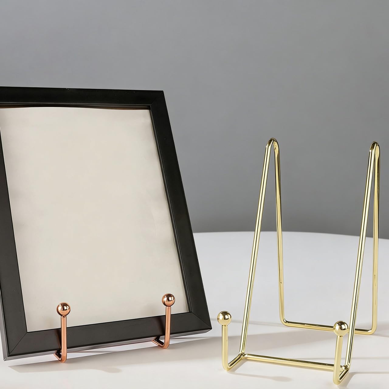 Photo Display Rack Iron Bracket for Plates and Dishes