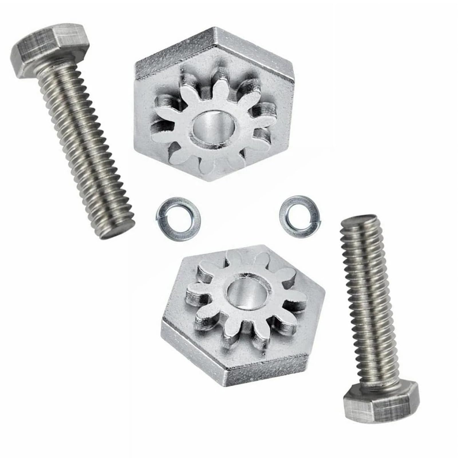 Jazuaiao 917-04074 Deck Height Gear Deck Gear Hexagonal Bolt Washer Set for Garden Equipment Height