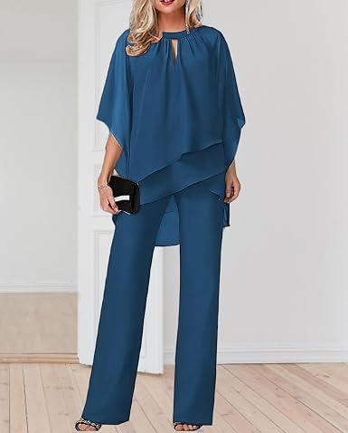 Heyhun Pantaloni Donna A Gamba Larga Con Cravatta E Pizzo - Comodi E Freschi, Taglie S-3XL