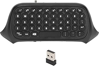 Pomya Game Controller Keyboard, for Xbox Series X Series S One One S Console, 2.4Ghz Wireless Gaming Chat Board, with 3.5mm Audio and Headset Jack(Black)