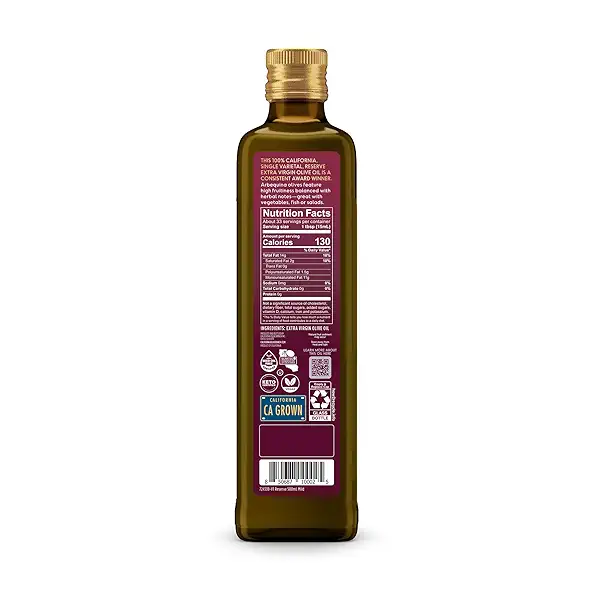 Reserve Collection: Arbequina Extra Virgin Olive Oil, 500mL (Pack of 1) 2