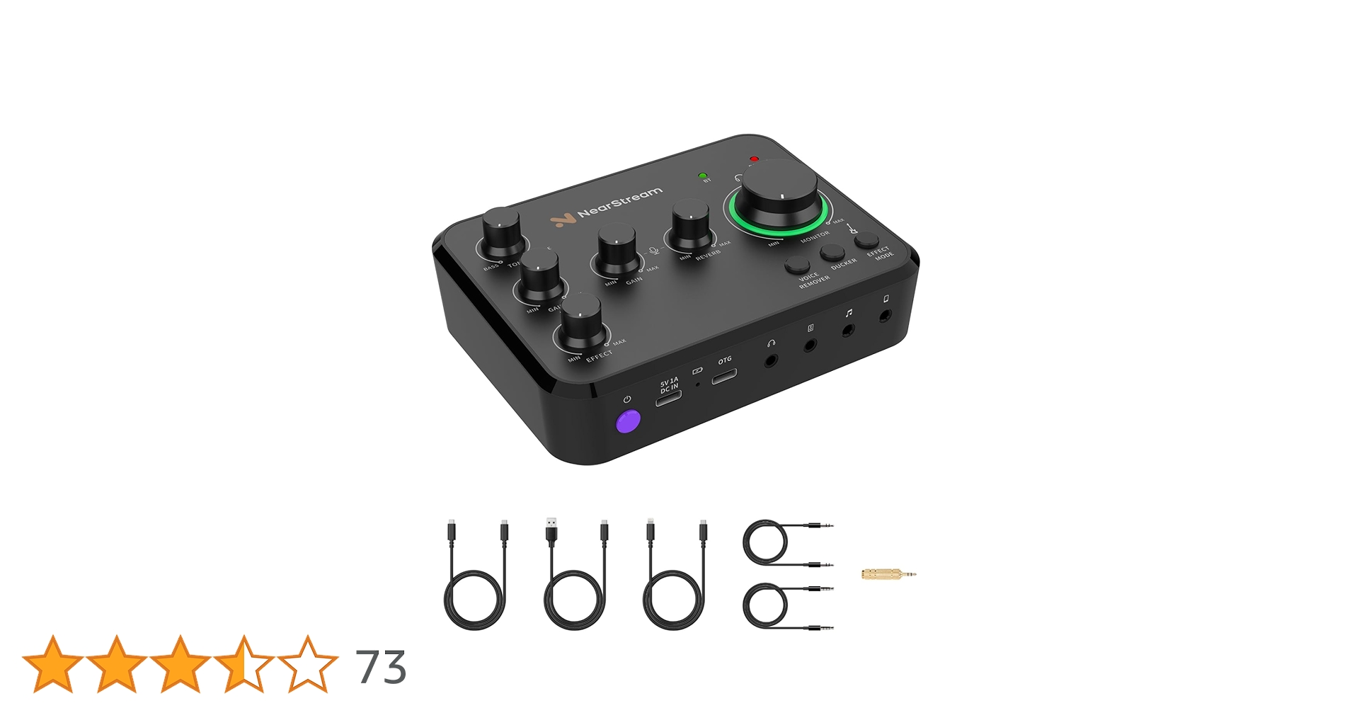 NearStream AMIX20B オーディオインターフェイス Amazon.com: NearStream Audio Interface for Recording
