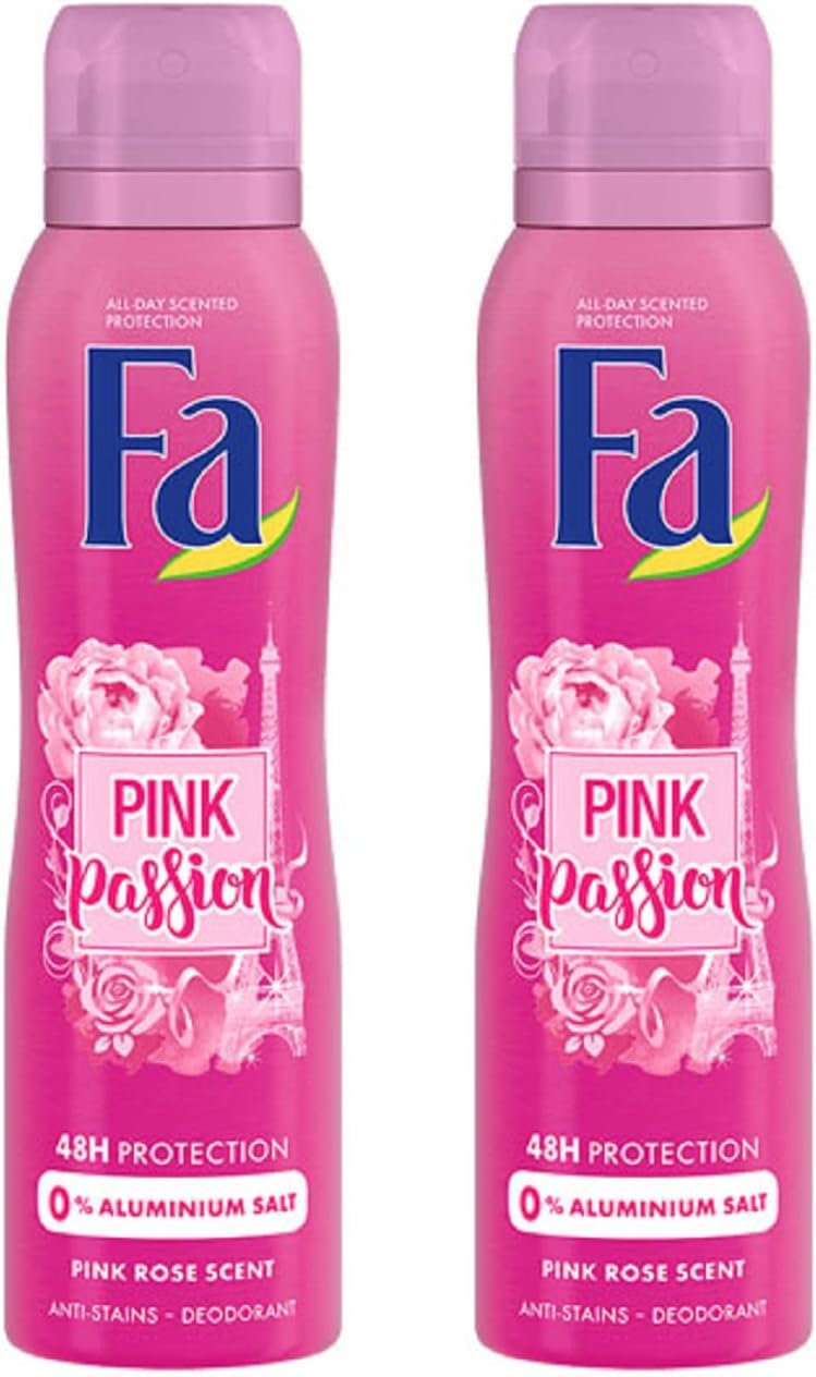 Fa Deodorant 6.75 Ounce Spray Pink Passion (199ml) (2 Pack)
