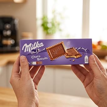 Milka Choco Biscuits Bar 150g – Choose Your Preferred Pack Quantity