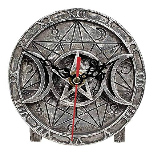 Image of Alchemy Gothic England - Wiccan Desk Clock