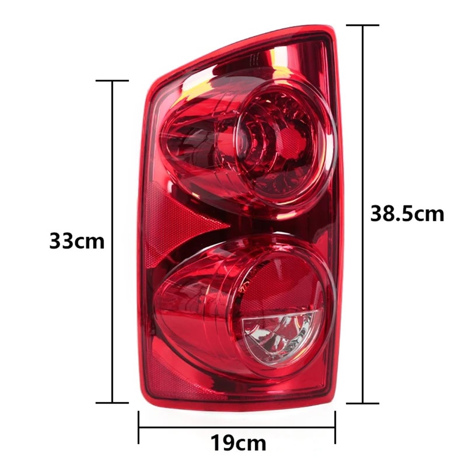 Piloto Posterior Para Dodge Ram 1500 2007 2008 2500 2009 Sin Bombillas Lámpara Trasera De Coche Luz Carcasa Freno(Only Right)