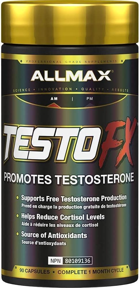 ALLMAX ALLMAX Nutrition TESTOFX XTREME Testosterone Booster for Men, Tribulus Terrestris, Ashwagandha, Tongkat Ali, Supports Strength, Energy & Vitality, Estrogen Control, 90 Capsules (30-Day Supply)