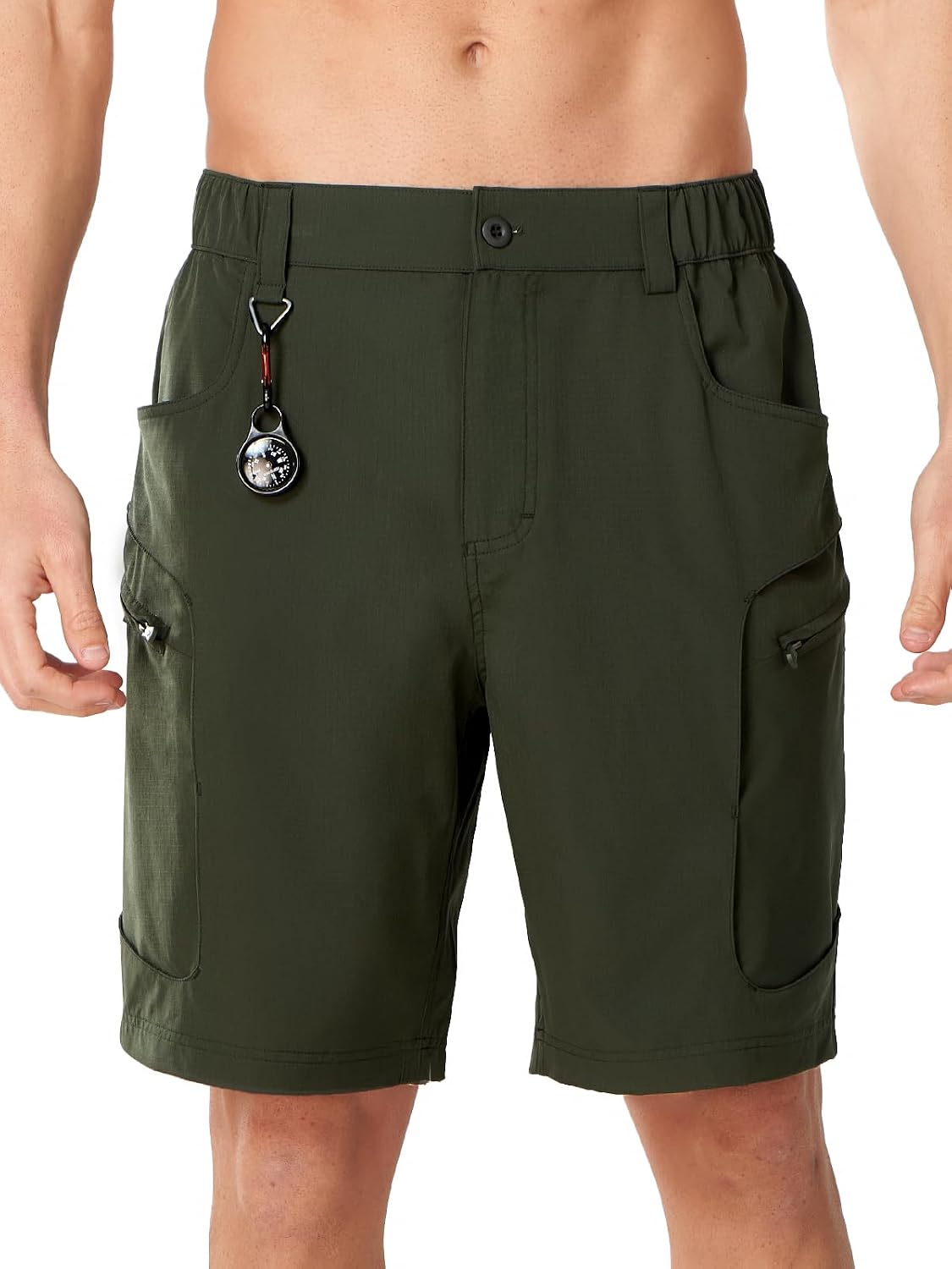 NORTHYARD Men's Cargo Hiking Shorts Casual 9" Lightweight Outdoor Tactical Short with Pockets Quick Dry Fishing