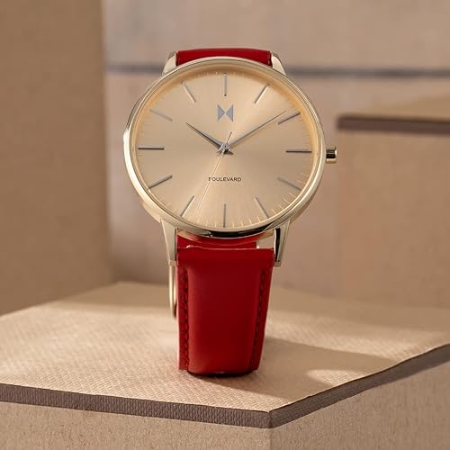 Miniatura 4 de MVMT Boulevard - Reloj para mujer (1.496 in), color rojo rubí