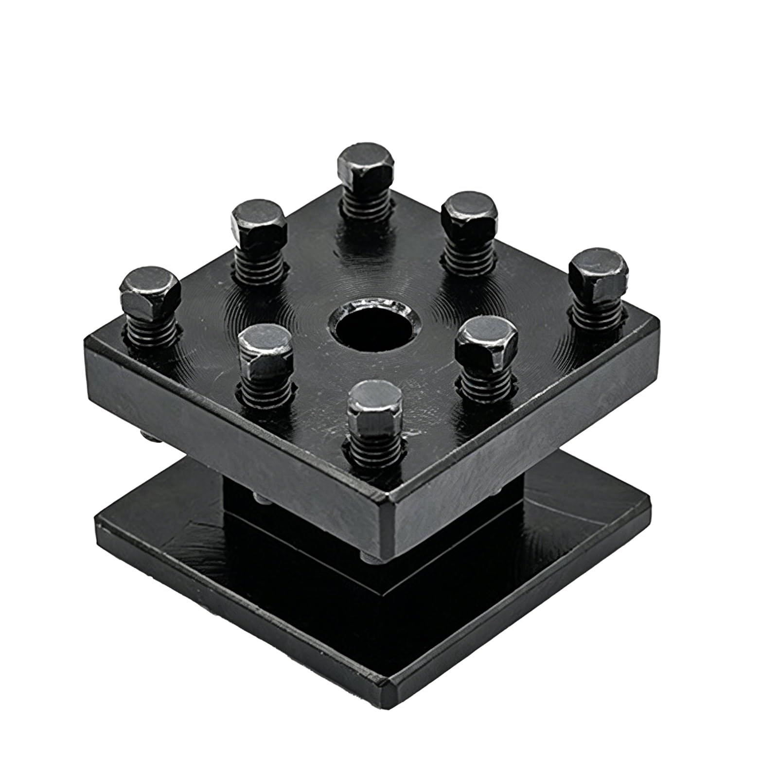 Poteau à outils de tour, mini porte-outils pour tours BV20-1, 6,5 x 6,5 cm, base fine de 0,6 cm, hauteur de fente de 2,2 cm, usinage aluminium, cuivre, acier, fonte, plastique