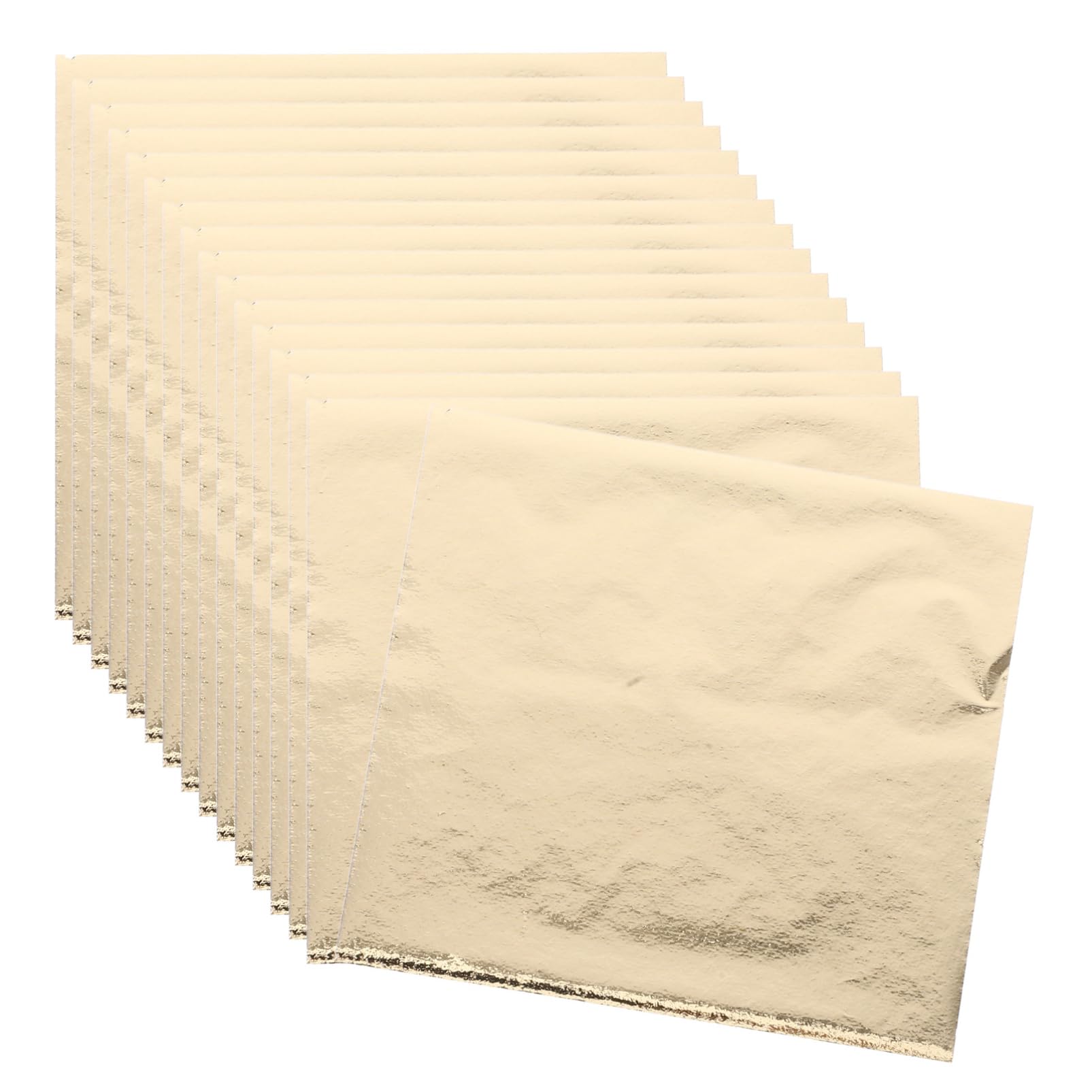 VILLCASE Crafting Luxury 100 Pack Imitation Leaf Foil Sheets Versatile Aluminum Foil Sheets for Arts Crafts Projects