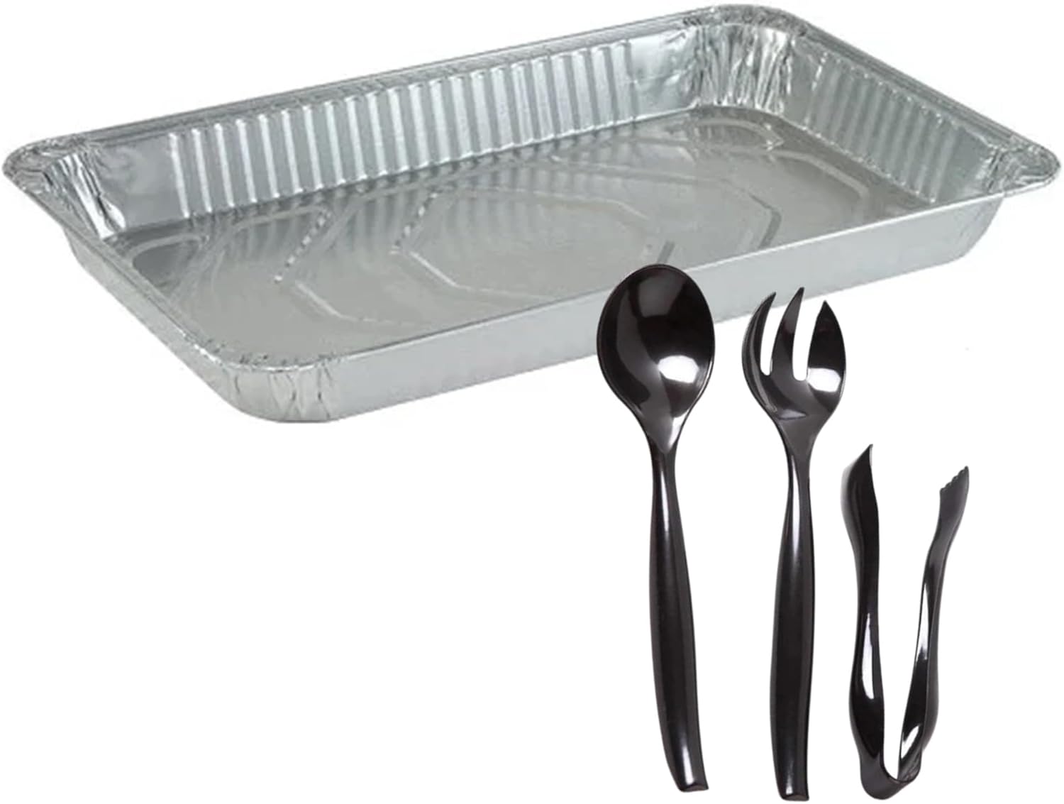 Aluminum Pans Trays Full Size Disposable Containers - 21x13 Inch Deep 20 Pack No Lids Recyclable Pans Trays for Cooking Baking Storing Serving - Oven Air Fryer and Freezer Safe Roasting & Baking Pan