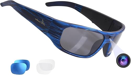 Miniatura 7 de OhO - Lentes de cámara, súper delgados 1080P, lentes inteligentes con lentes de sol UV400 para deportes al aire libre