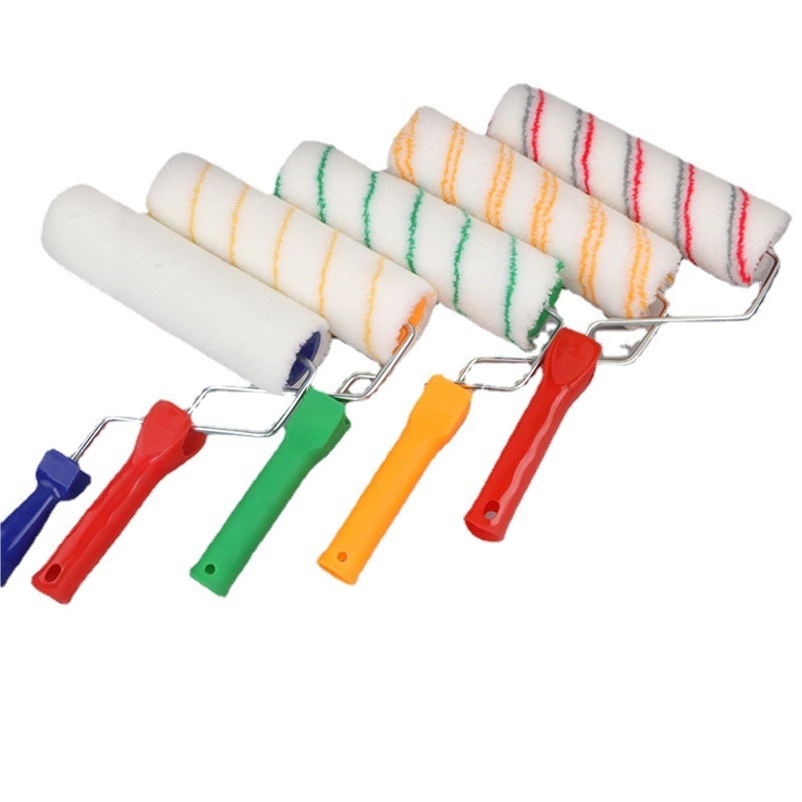Irfhdcx Style 4 Paint Roller 4-10 Inch Roller Brush Long-Haired Latex Paint Coating Wall Repair, Replaceable Head(Style 4)