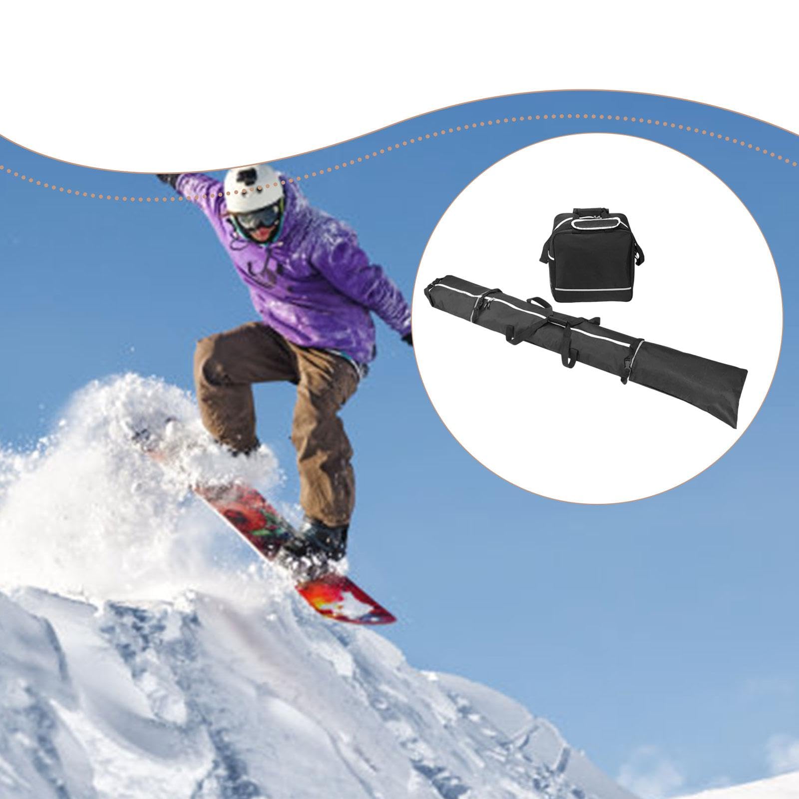 Torby na buty narciarskie Torba na snowboard i buty w kolorze czarnym do wędrówek na świeżym powietrzu, kempingu i podróży torba bagażowa
