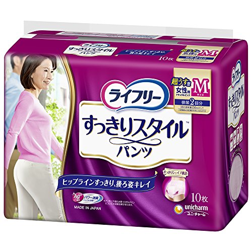ライフリー すっきりスタイルパンツ 女 M 10枚（ユニ・チャーム）の