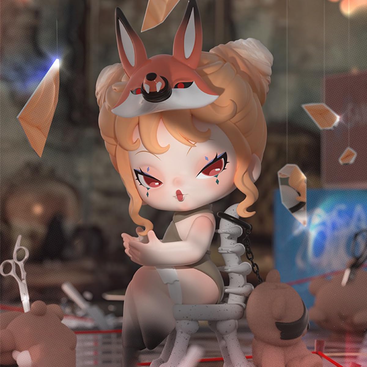 Aven Rabbit DODO NAMI Nightmare Core Series Blind Box Figuras de