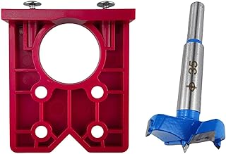 35mm Concealed Hinge Jig Kit Sturdy Bit for Door Installation Cupboard Red|Home & Garden|Tools|Power Tools|Routers