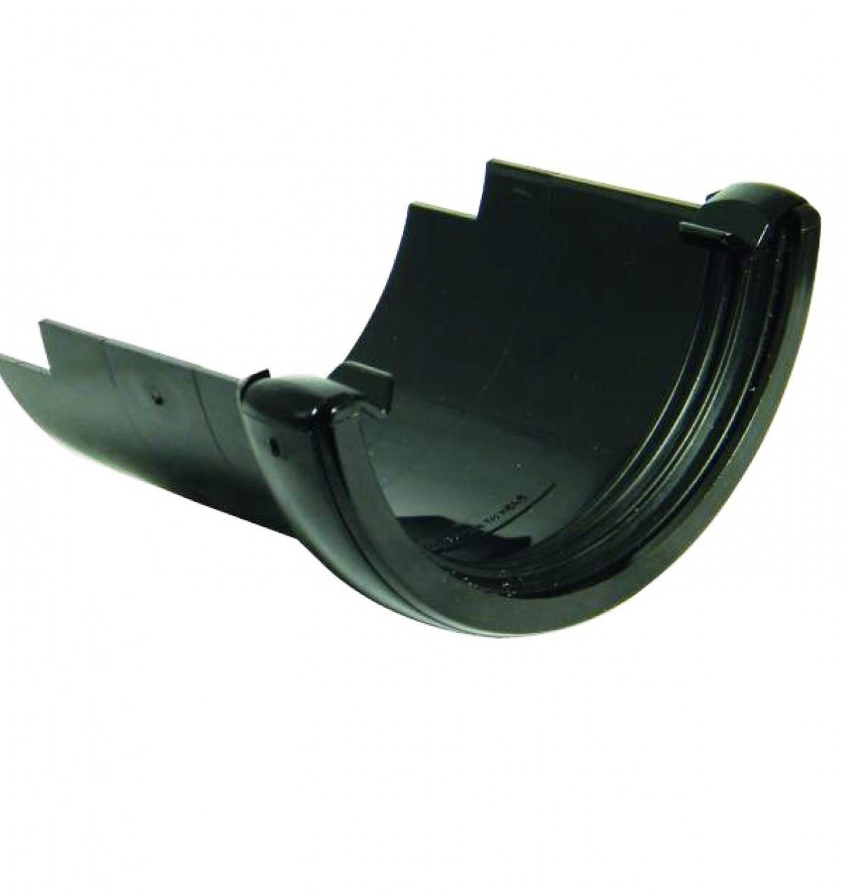 Floplast Black Pvc Half Round To Cast Iron Half Round Gutter Adaptor