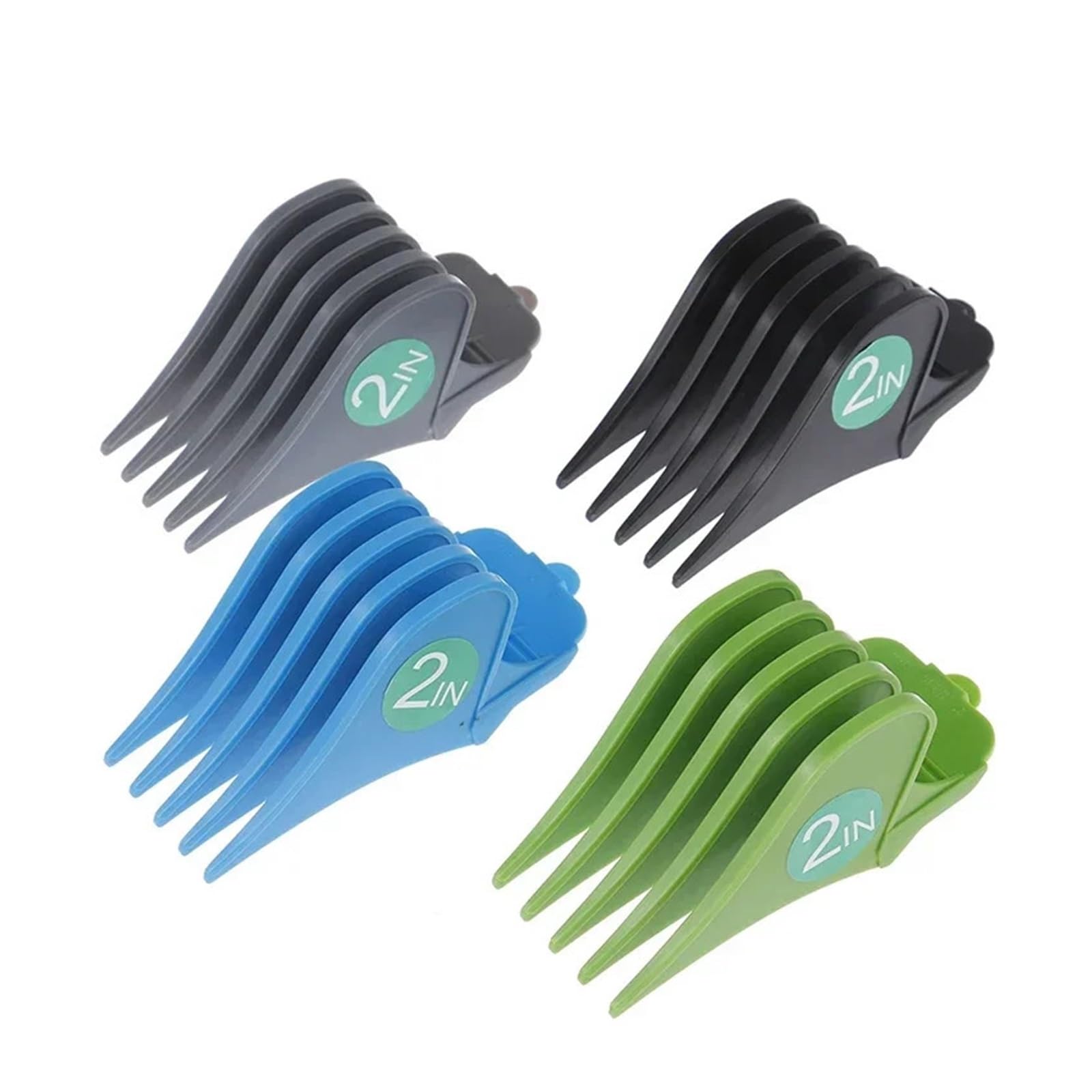 Peine Universal For Cortadora De Pelo WAHL (3 Unidades), Accesorio Profesional De Repuesto For Barbería (32/38/51 Mm)(3pcs-Blue)