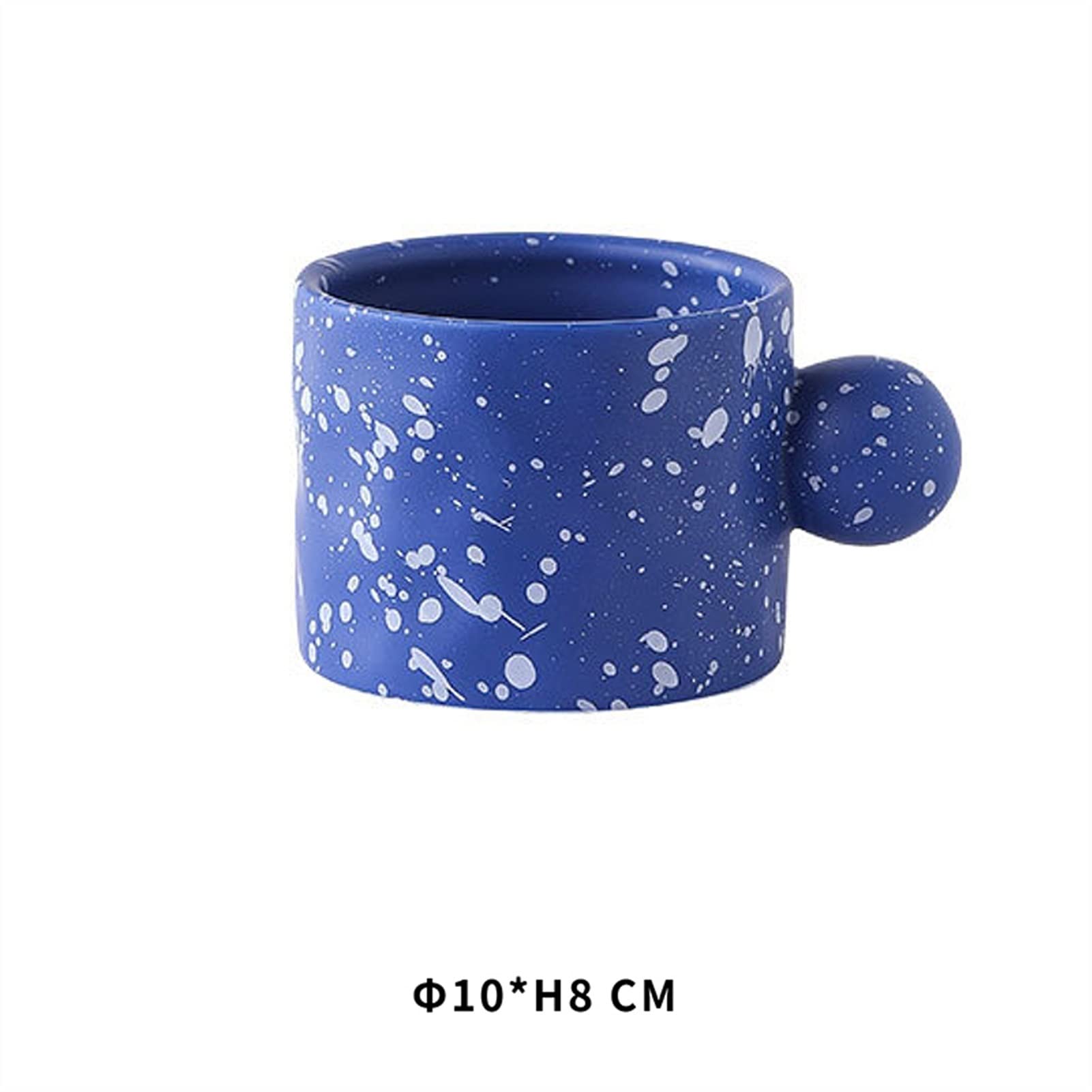 Becher Kreative Tasse Handgemachte Tinte Keramik Kaffee Tee Milchtasse Modernes Wohnzimmer Frühstück Milchbecher Haushaltsgeschirr Kaffeetasse (Farbe: C)
