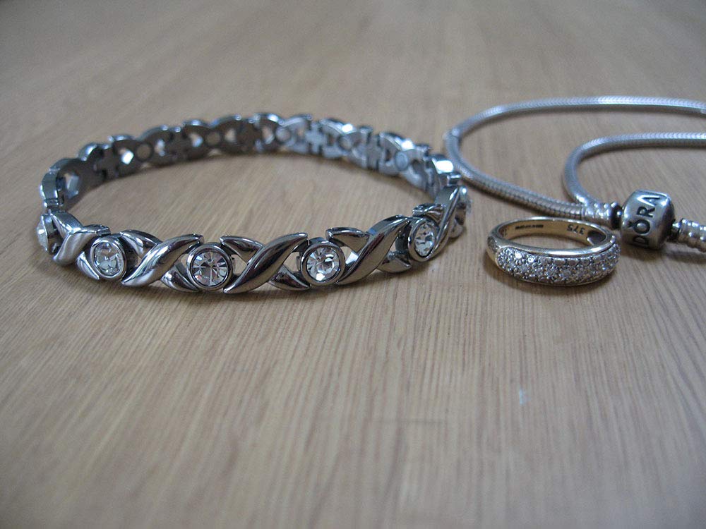Pulsera magnética de titanio de doble resistencia