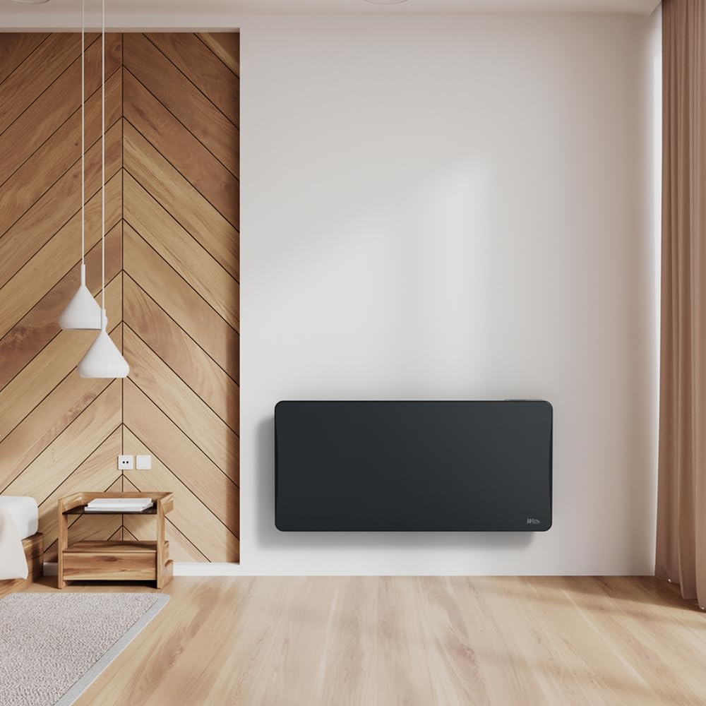 Radiateur inertie céramique 2000 W - IP24 - Fil pilote 6 ordres.