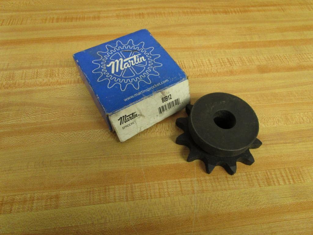 Martin Sprocket & Gear 80B12 Stock Bore Sprocket 80/1 in, Rough