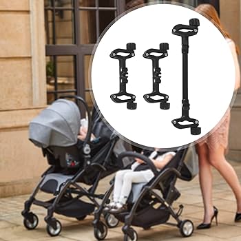 Lot De 3 Connecteurs Pour Poussette Double – Lien Parapluie Réglable Et Durable