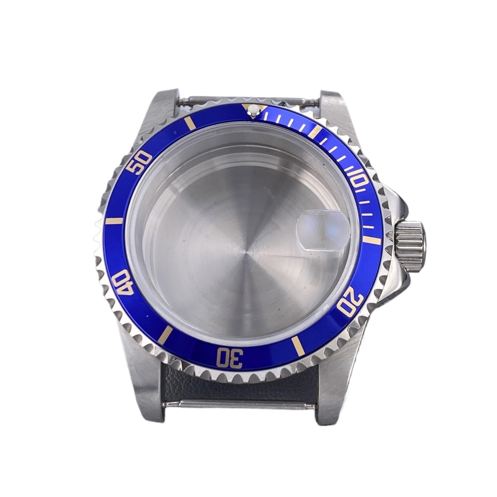1pc 39,5 MM Vintage Fall GMT/SUB 120 klicken Lünette Saphirglas Uhr Zubehör for NH35 NH36 Bewegung 28,5mm Zifferblatt