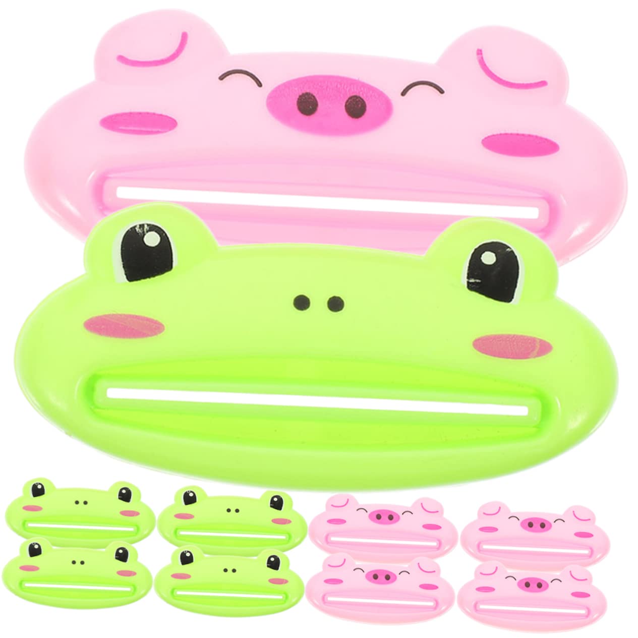 ORFOFE 10pcs Toothpaste Squeezer Hand Tools Face Wash Dispenser Whiting Toothpaste for Adults Toothpaste Squeezer Clip Tube Squeeze Cute Toothpaste Squeezer Extruder Pp Child Portable