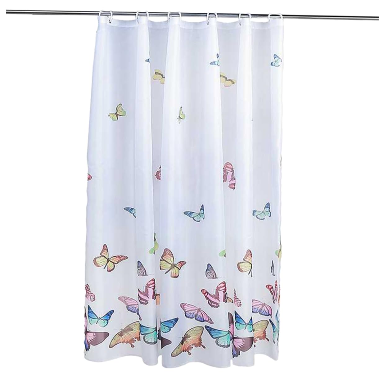 Rideau de douche haut de gamme motif artistique étanche pour hôtels et demeures