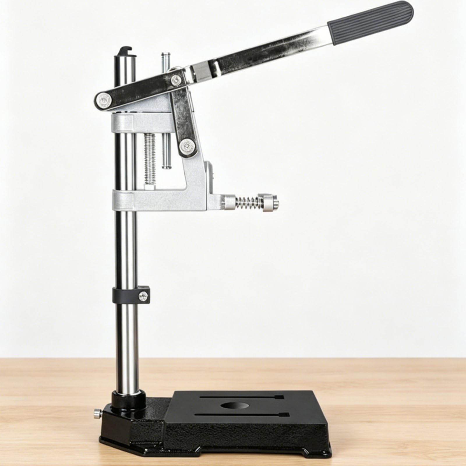 Baoblaze Supporto Trapano Colonna Trapano Trapano, Modello Aggiornato, Grande Calibro, Rotazione A 360°, Base In Lega Di Alluminio