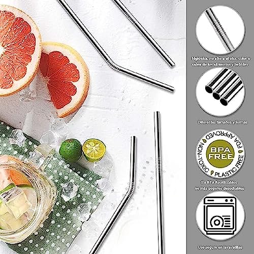 Opiniones y reviews de Popotes de Acero Inoxidable Walmart los 5 más buscados. 12 Imagen adicional