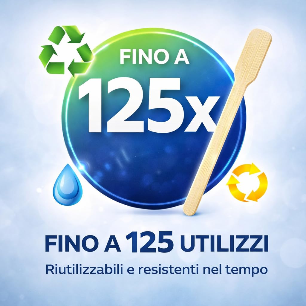 Palette Caffè Riutilizzabili Imbustate Singolarmente – Lavabili in Lavastoviglie fino a 125 Utilizzi – Igieniche per Casa, Ufficio e Bar (100)