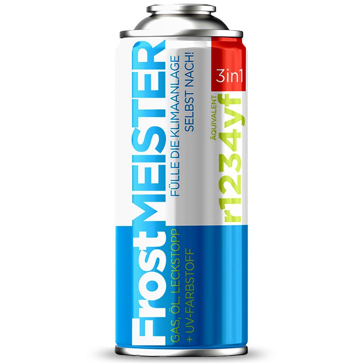 Set di ricarica 3 in 1 – 400 ml per condizionatore auto con ricambio per R1234yf, olio compressore e sigillante – (a partire dal 2017), ricarica rapida, semplice ed ecologico, protegge da