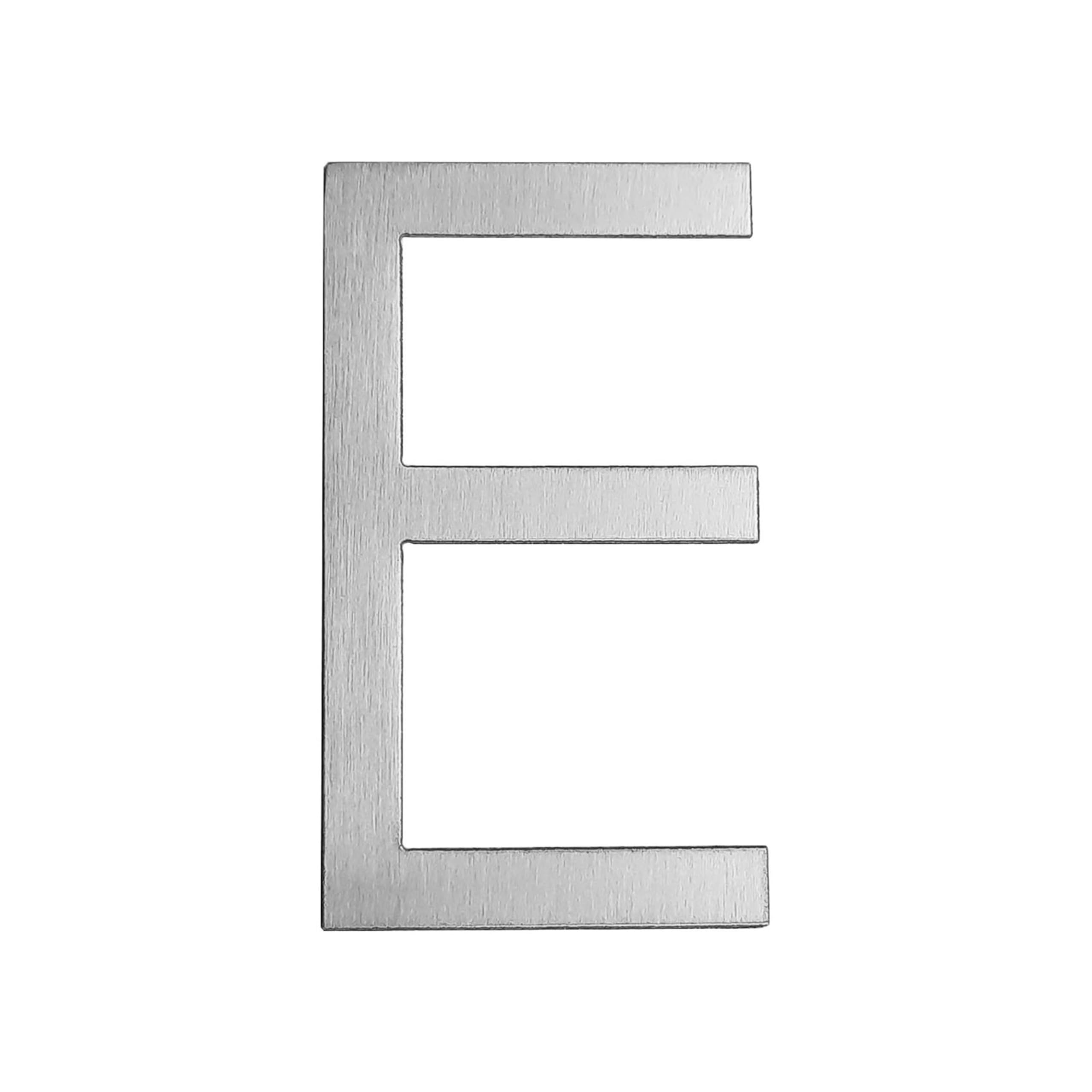 Guizzo Creart Civic Number Letter Stainless Steel - Height 8 cm - Sign/- Handmade and Made in Italy