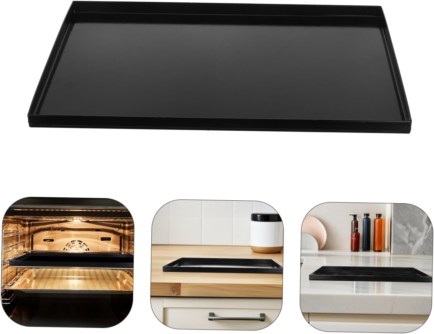 Enamel Roasting Dish Large Baking Serving Tray Oven Baking Trays for Dessert Bread Cookies