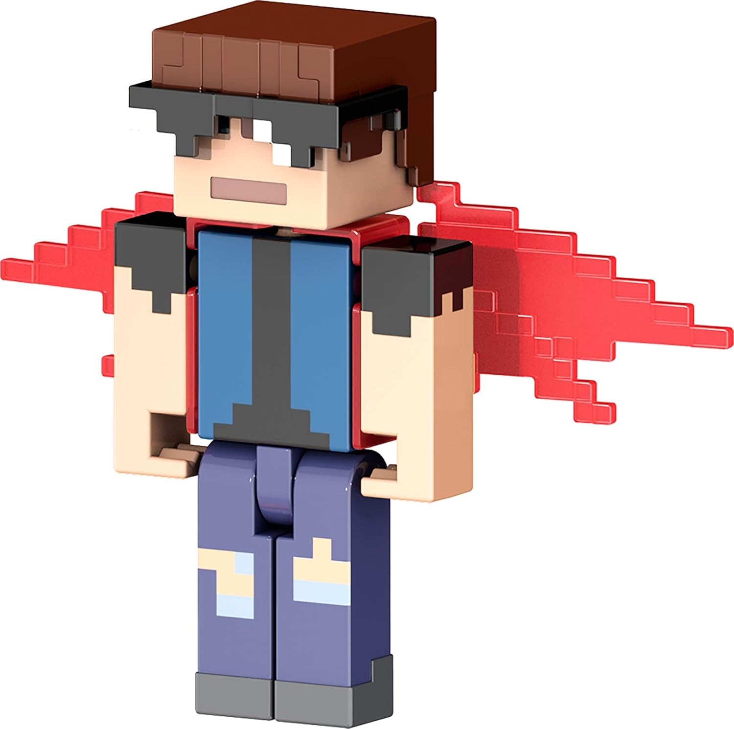 Mattel Minecraft Creator Series Camp Enderwood Ripped Jeans Action Figure & Accessories Pack, 3.25-in Scale