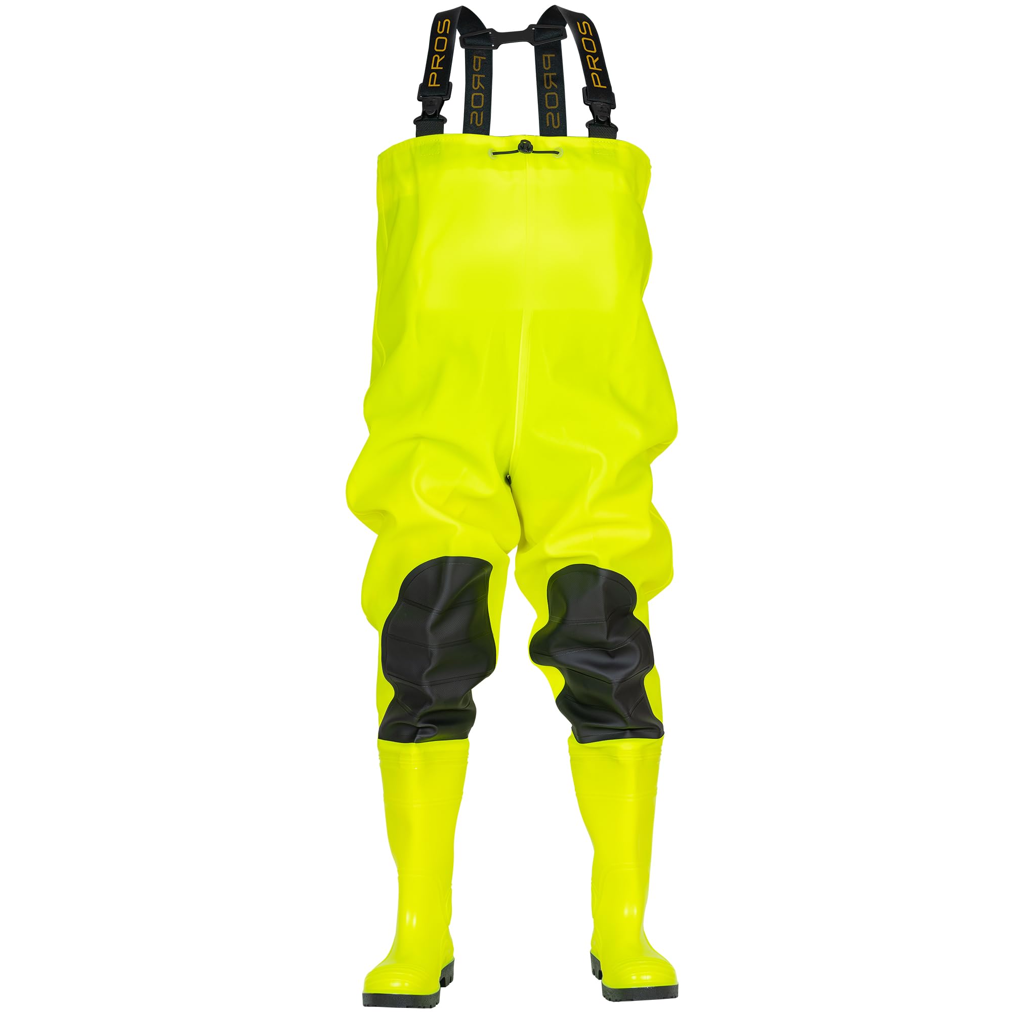 PROS MAX FLUO Chest Waders UK 14 / EU 48 Yellow