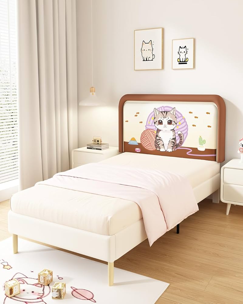 AYHB♡F Amazon.com: aoohxzr Twin Smart LED Bed Frames for Kids,with
