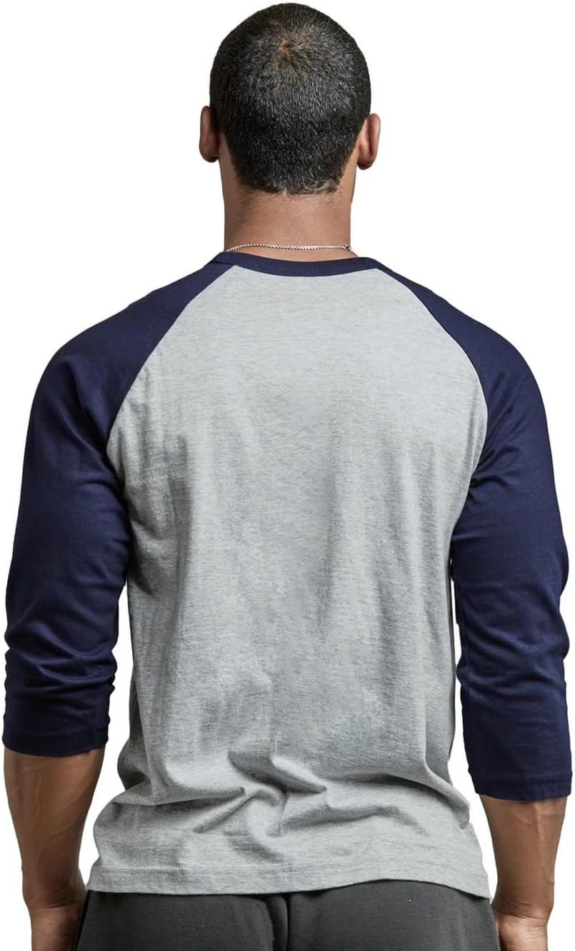 TOP PRO Men's 3/4 Sleeve Casual Raglan Jersey Baseball Tee Shirt - Image 3